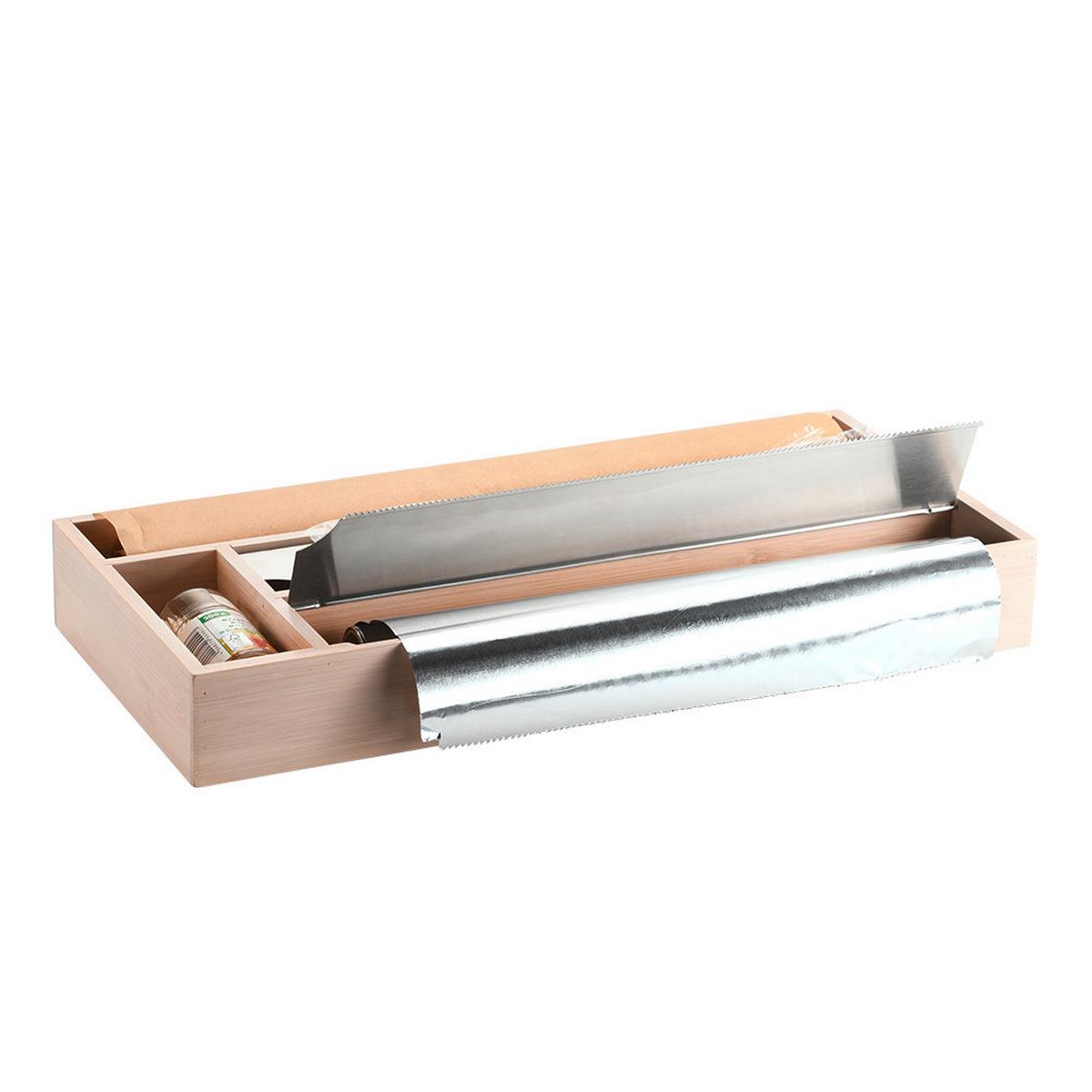 Auszugsorganisation Bambus - Naturfarben, Basics, Holz (42/19/5,4cm) - Kesper