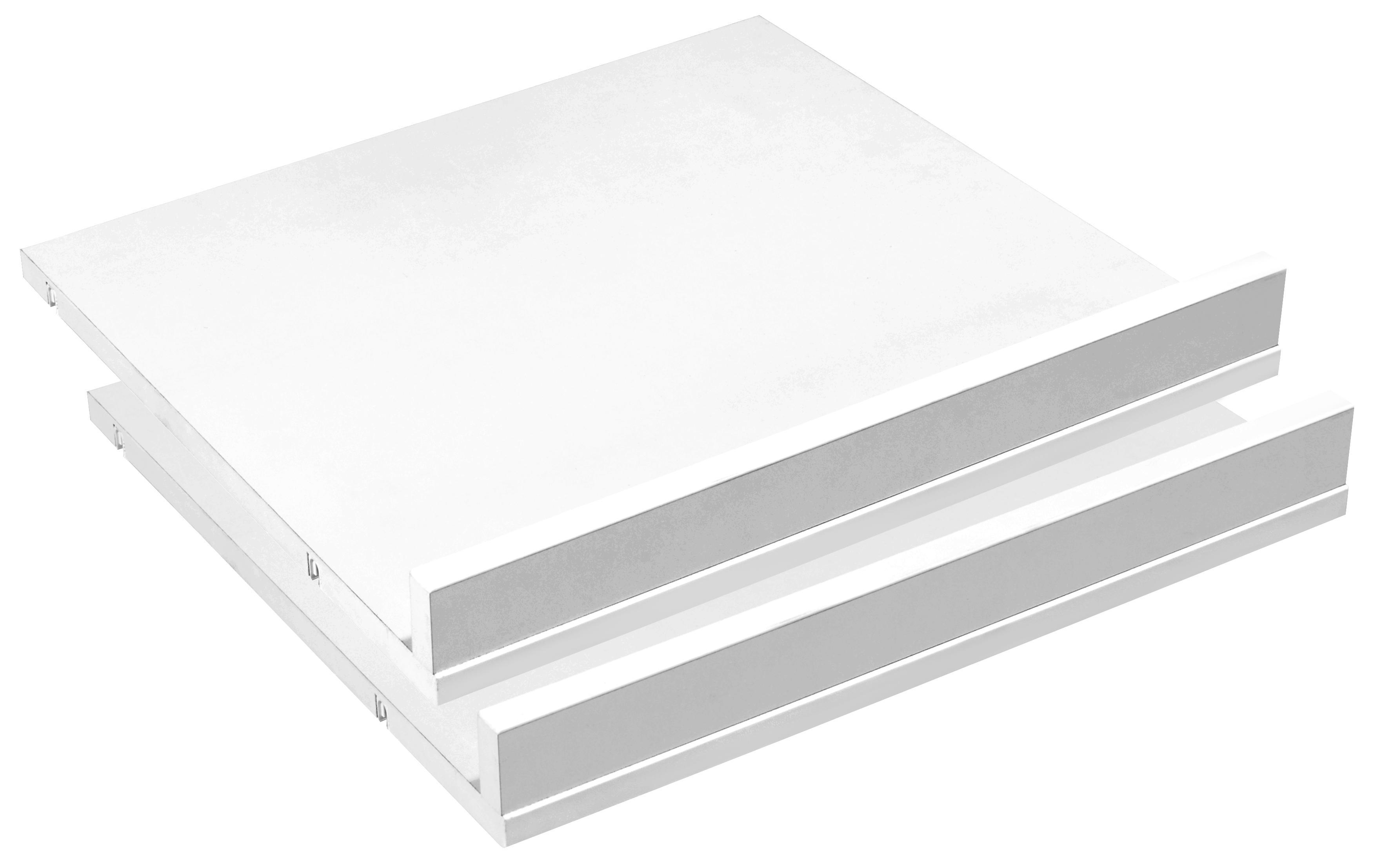 Cipőtároló Vario - Fehér, Faalapú anyag (45/6/40cm)