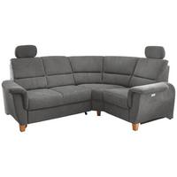 Ecksofa Parole Dunkelgrau S:237/186 Cm - Wildeiche/Dunkelgrau, KONVENTIONELL, Textil (237/186cm) - Livetastic