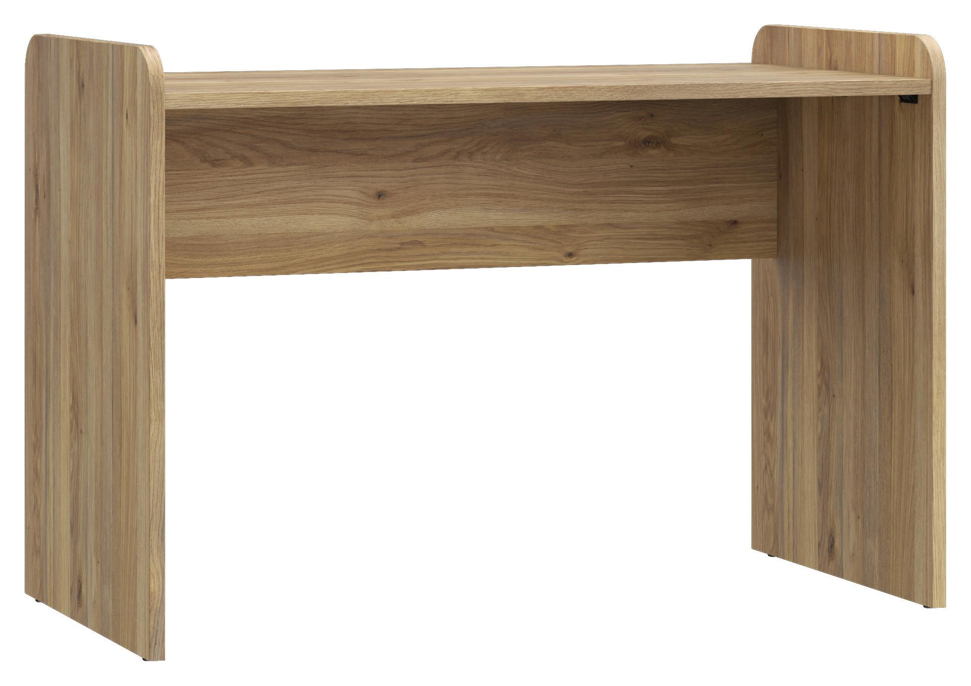 DĚTSKÝ PSACÍ STŮL HOA - barvy dubu, Moderní, kompozitní dřevo (117,4/81/60cm)