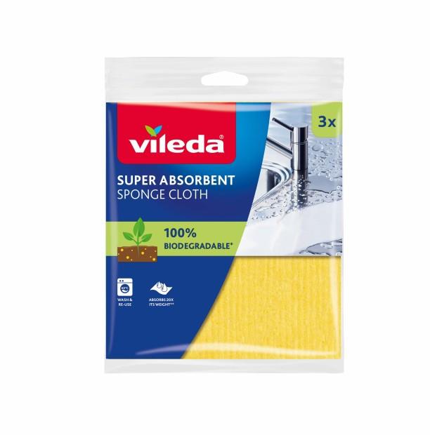 HUBKOVÁ UTIERKA 169743 - žltá, Basics (19/17.5/1.5cm) - Vileda