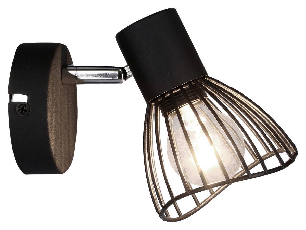 Wandstrahler 91-61881 - Schwarz, Basics, Metall (8/12/12cm)