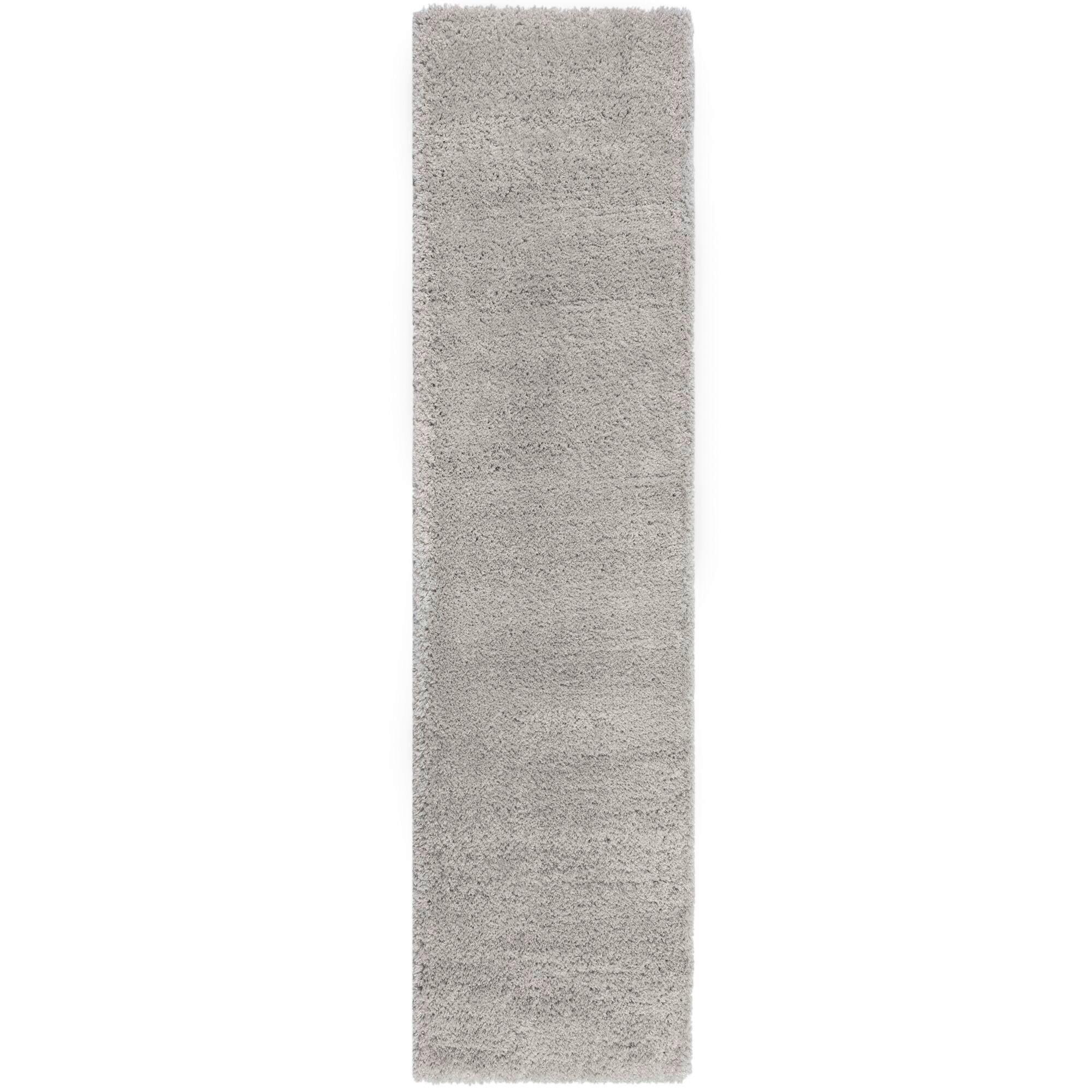 Shaggy Feather Soft Grau 60x230 - Hellgrau/Grau, Basics, Textil (60/230cm)