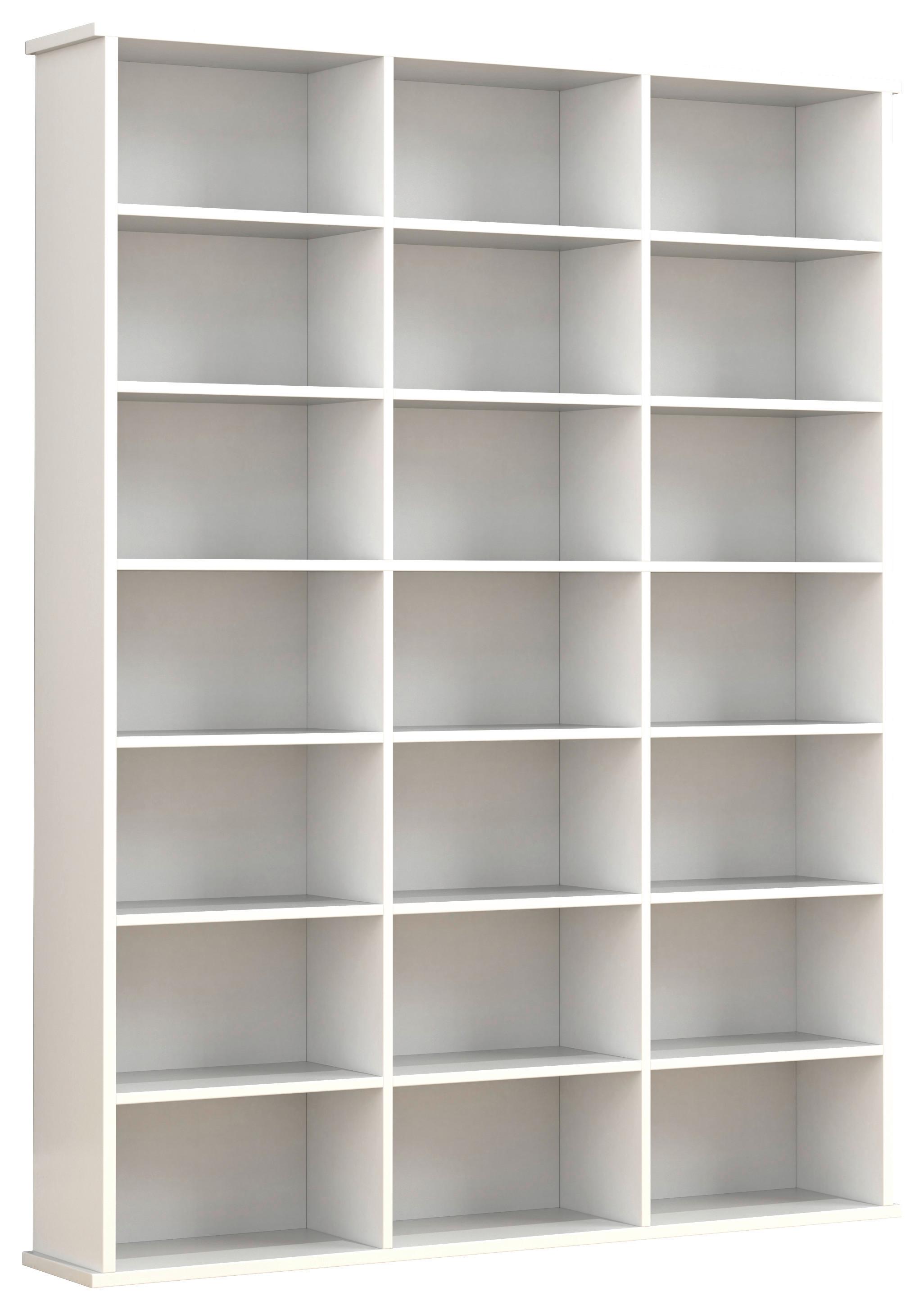 Regal Megosa Weiß B: 105 cm - Weiß, Design, Holzwerkstoff (105/136/19cm) - MID.YOU