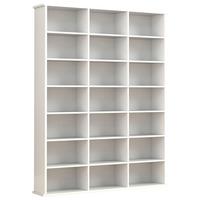 Regal Megosa Weiß B: 105 cm - Weiß, Design, Holzwerkstoff (105/136/19cm) - MID.YOU