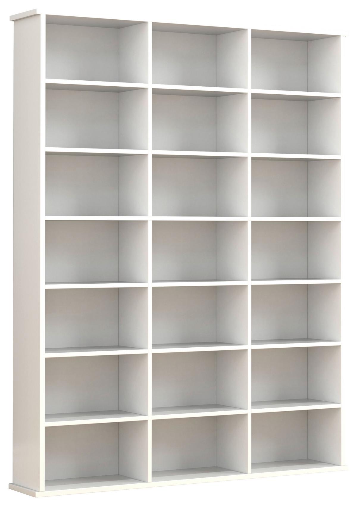 Regal Megosa Weiß B: 105 cm - Weiß, Design, Holzwerkstoff (105/136/19cm) - MID.YOU