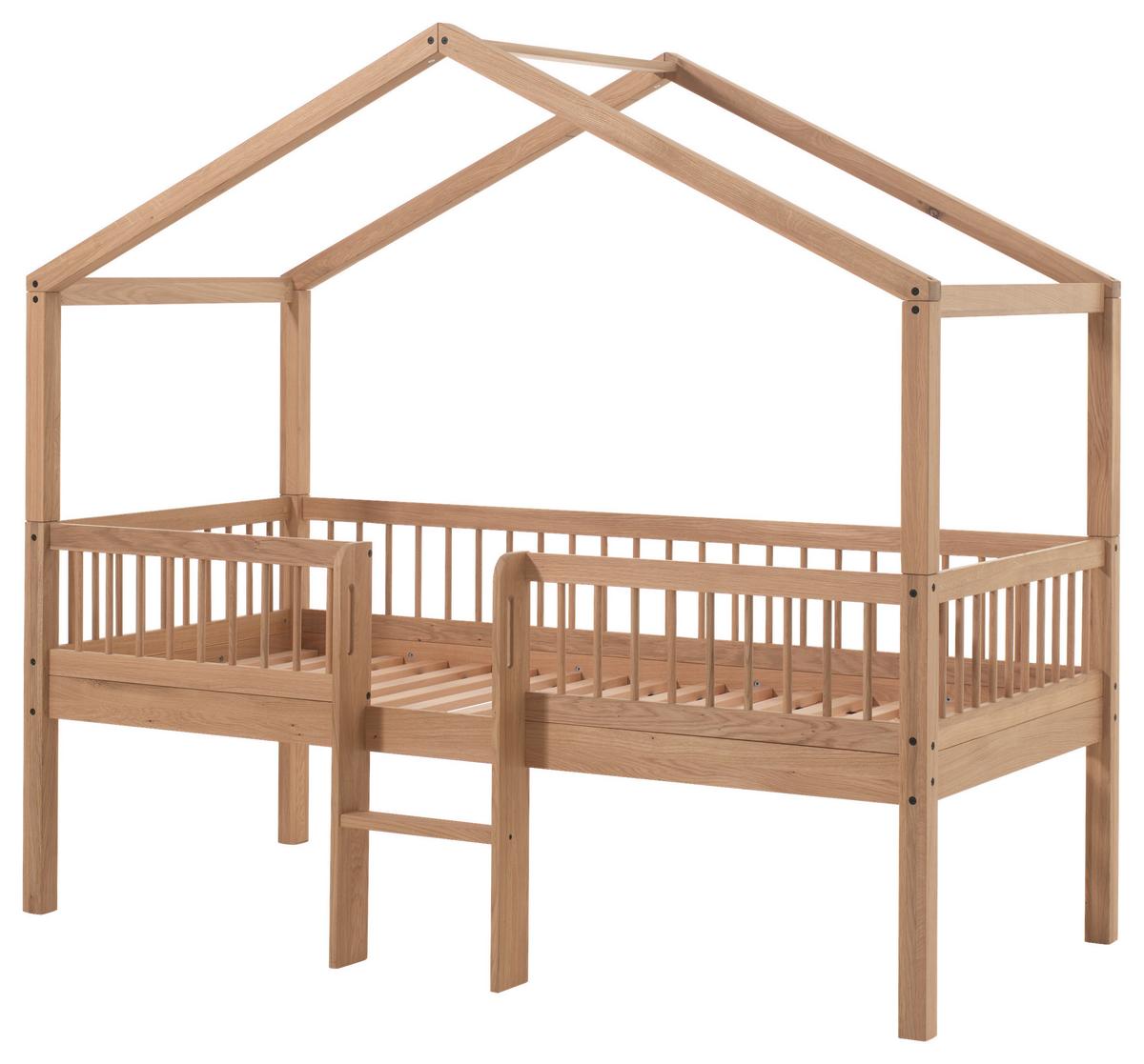 Hausbett Forrest Eichefarben 90x200cm - Eichefarben/Naturfarben, MODERN, Holz (90/200cm) - Vipack