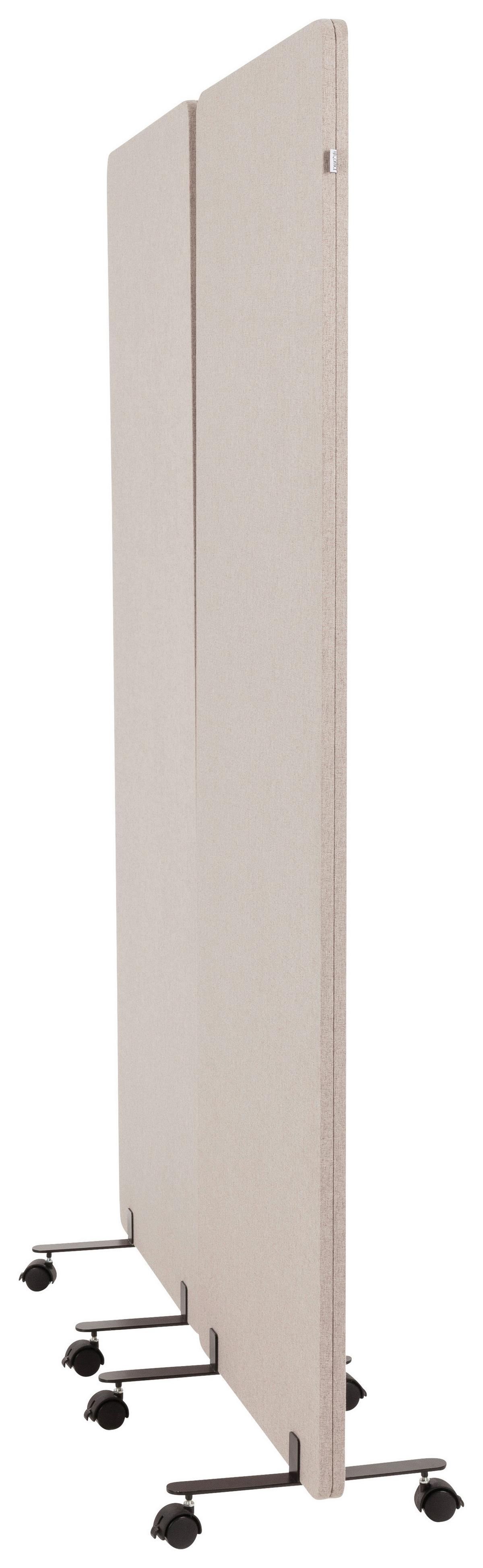 Trennwand Flexmiut - Taupe, Basics, Kunststoff/Textil (60/177/35cm) - MID.YOU