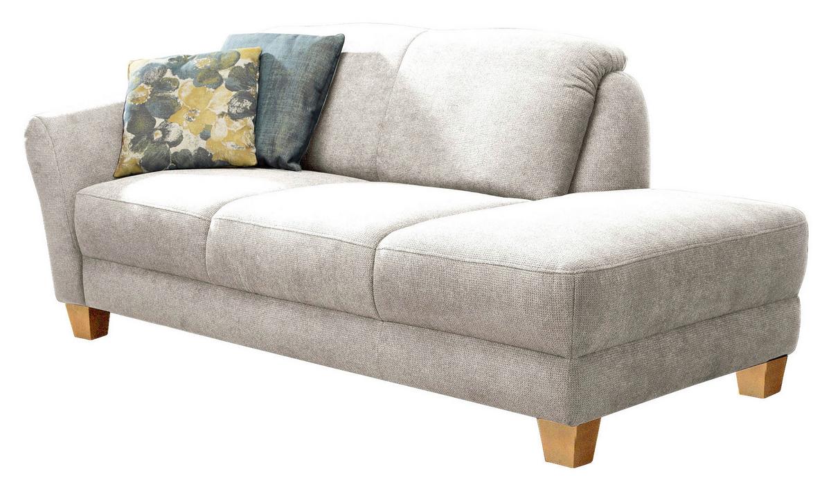 Récamiere Gotland V, Creme B: 194 cm - Creme/Naturfarben, KONVENTIONELL, Textil (194/84/91cm) - Sit & More