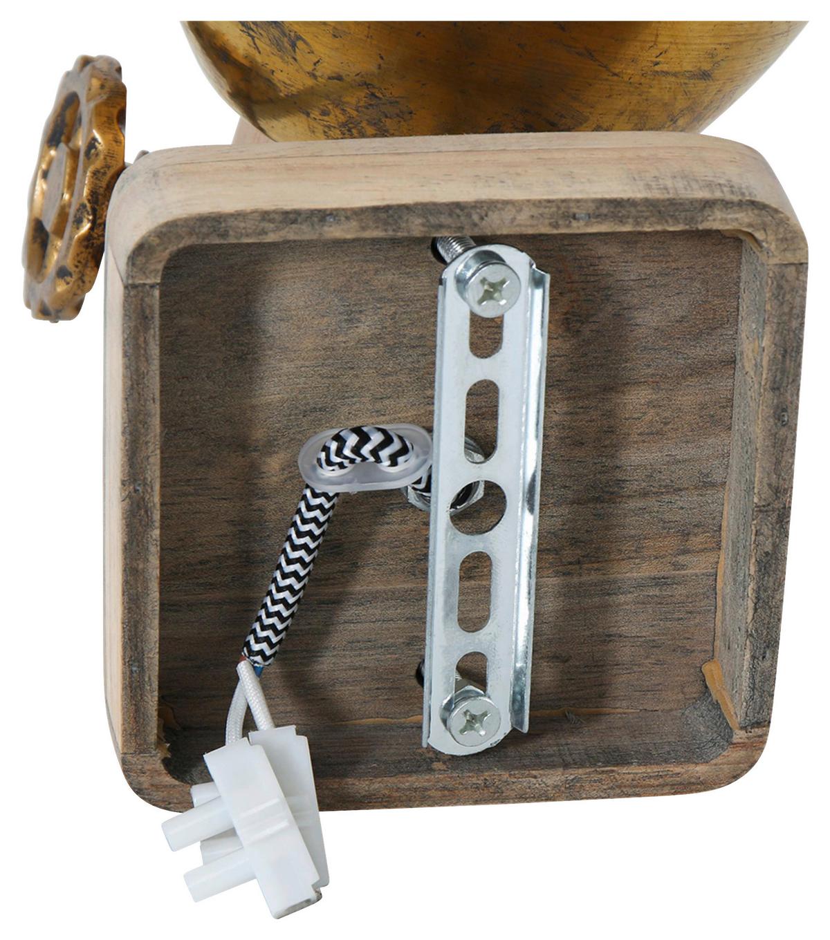 Deckenspots Gearwood - Anthrazit/Kupferfarben, Trend, Holz/Metall (59/19/23cm)