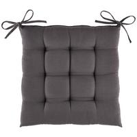 Sitzkissen Jolanda Anthrazit 40x40 cm Textil - Anthrazit, MODERN, Textil (40/40/5cm) - Luca Bessoni