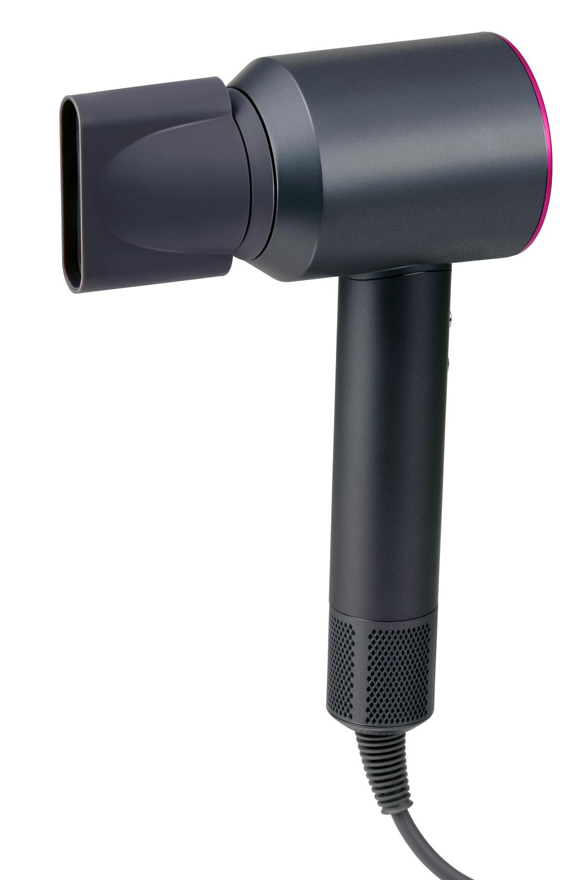 HAARTROCKNER 1600W, Schwarz, Pink - Pink/Schwarz, Basics, Kunststoff/Metall (14,1/8,6/35,3cm)