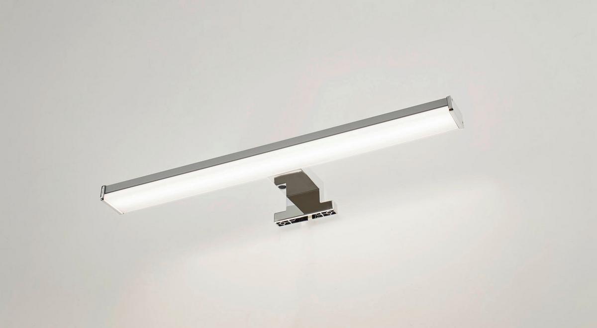 Svítidlo nad zrcadlo HELLI - barvy chromu, Konvenční, plast (40cm)