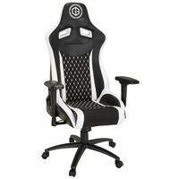 Gamingstuhl Gamebreaker Sx 04 Schwarz/Weiß - Schwarz/Weiß, MODERN, Kunststoff/Textil (74/137/66cm) - MID.YOU