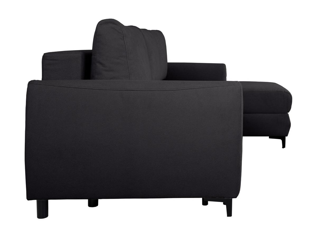 Ecksofa Moli, Schwarz S: 236x148 cm - Schwarz, Design, Textil (236/148cm) - MID.YOU