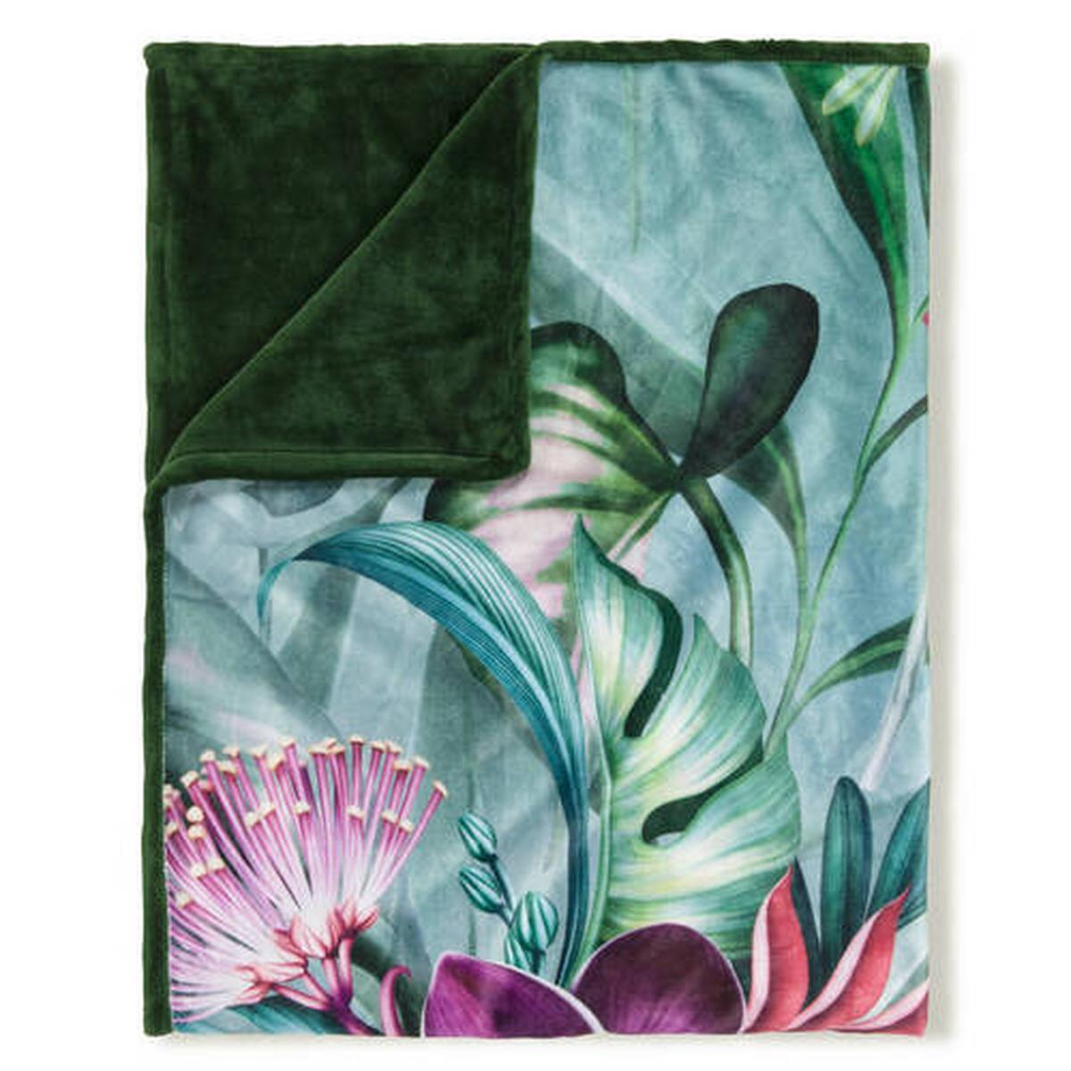 Plaid Allison Grün 130x160 Cm - Jadegrün/Grün, Trend, Textil (130/160cm)
