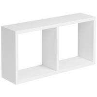 Wandregal Yasmine - Weiß, MODERN, Holzwerkstoff (59/30/15cm)