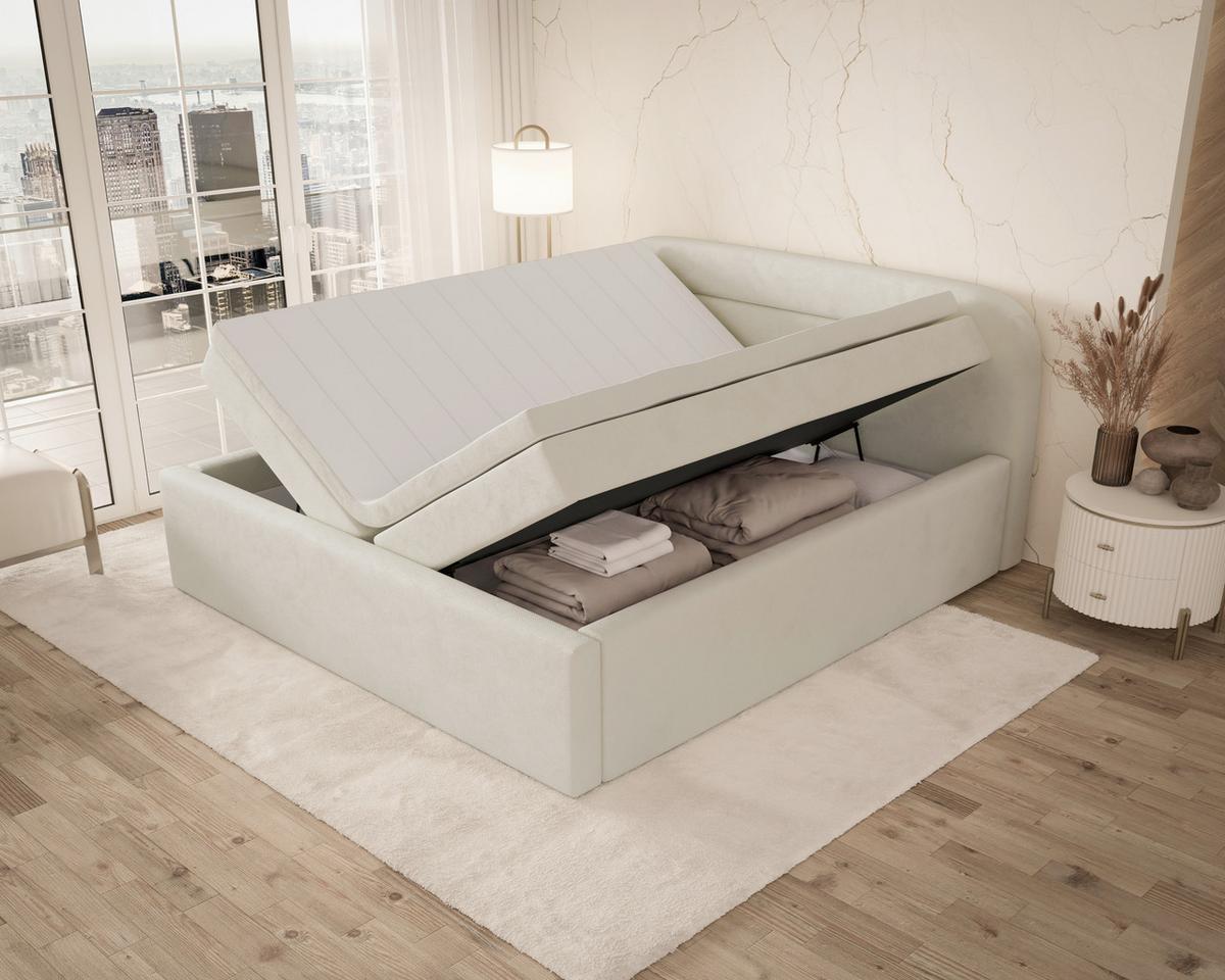 Boxbett Zako 3 Beige LF: 180x200cm - Beige, MODERN, Textil (180/200cm) - MID.YOU