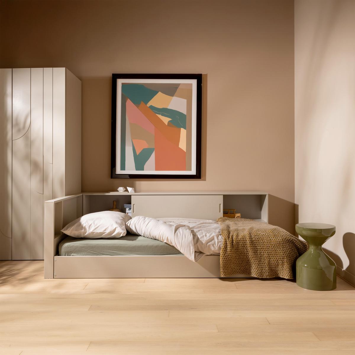 BODENBETT. Carter Weiß 90x200cm - Weiß, Basics, Holz (90/200cm) - MID.YOU