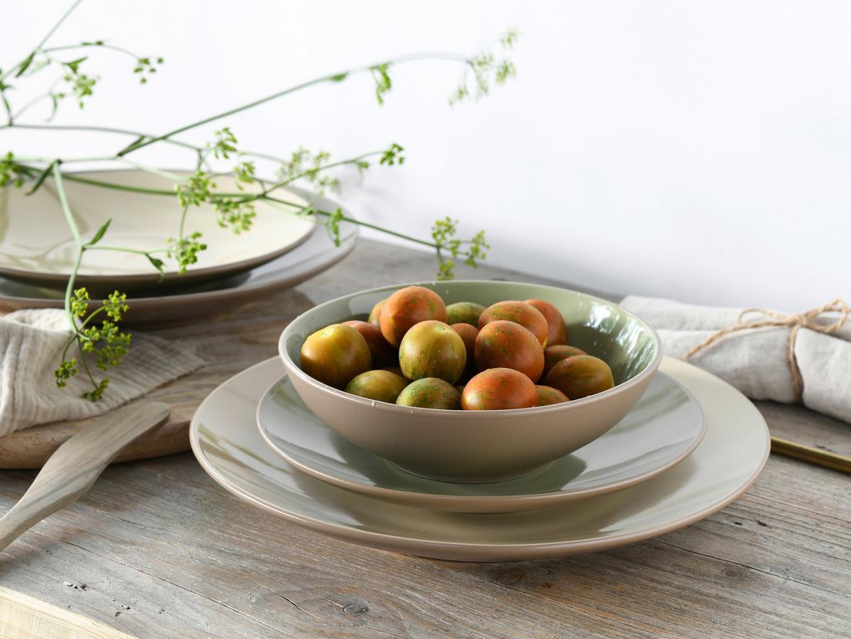 Kombinovaná souprava 16-dílná - vícebarevná, Basics, keramika (32,5/31/31cm) - Creatable