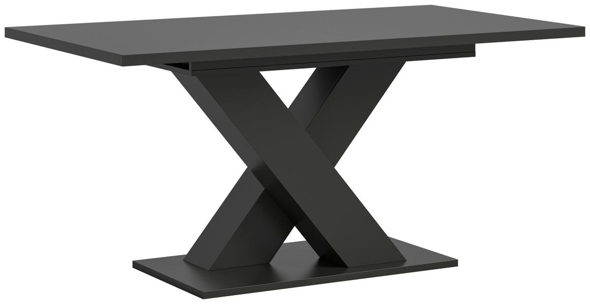 Ausziehtisch Marlon 150 Az Grau Auf 190 cm ausziehbar - Dunkelgrau, Trend, Holzwerkstoff (150-190/76/90cm)