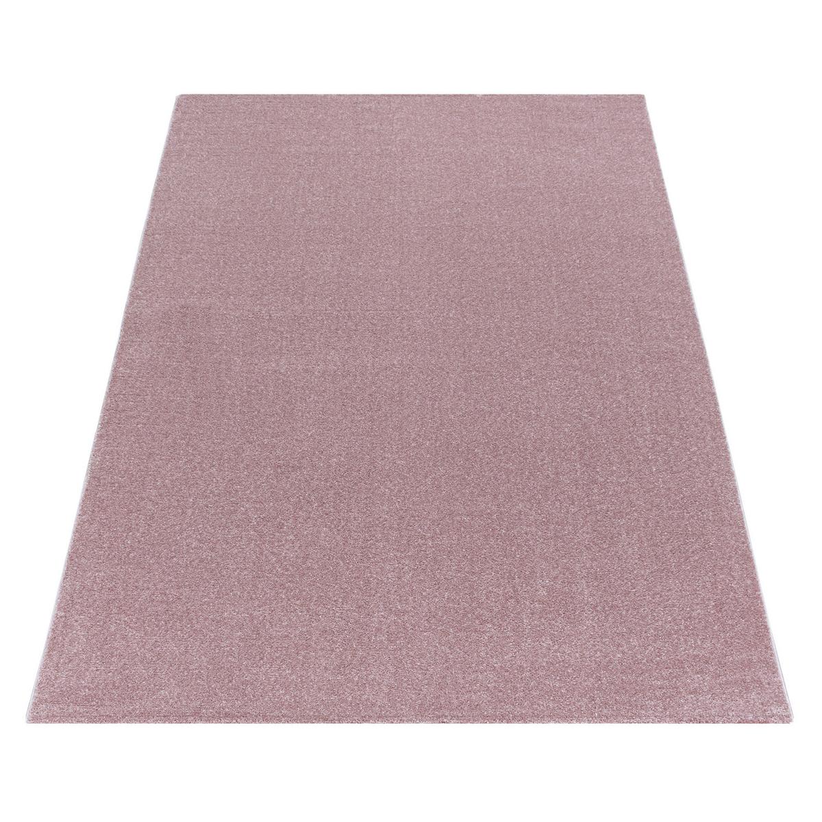 Teppich Läufer Rosa Rio 80x250 Cm - Rosa, Basics, Textil (80/250cm)