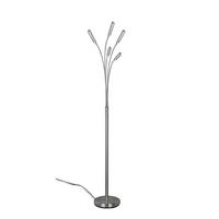 LED-STEHLEUCHTE R41031507 REED - Nickelfarben, Design, Metall