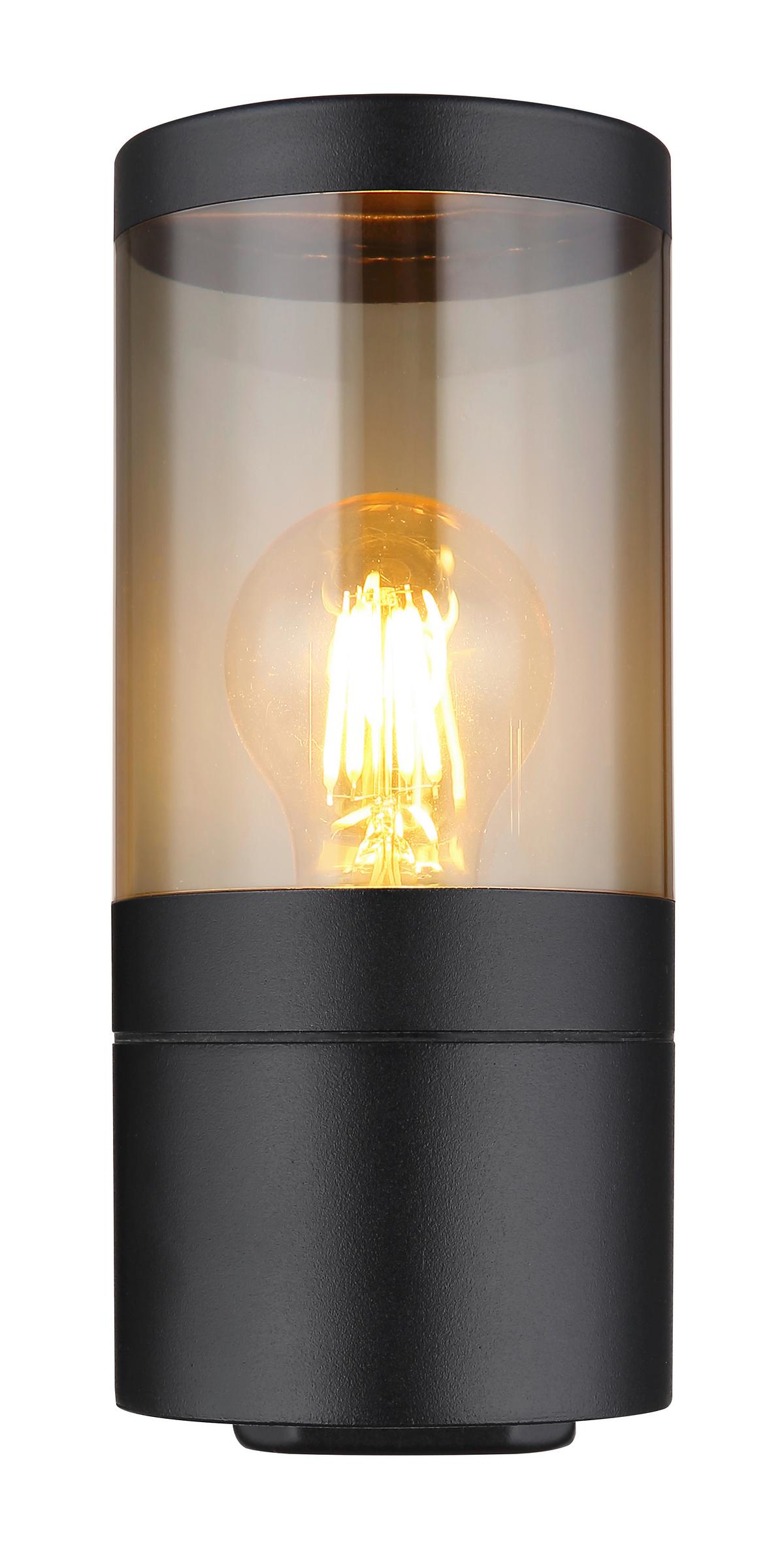Außenleuchte 32014bs - Schwarz, Basics, Kunststoff/Metall (10,2/15,5/24cm) - Globo