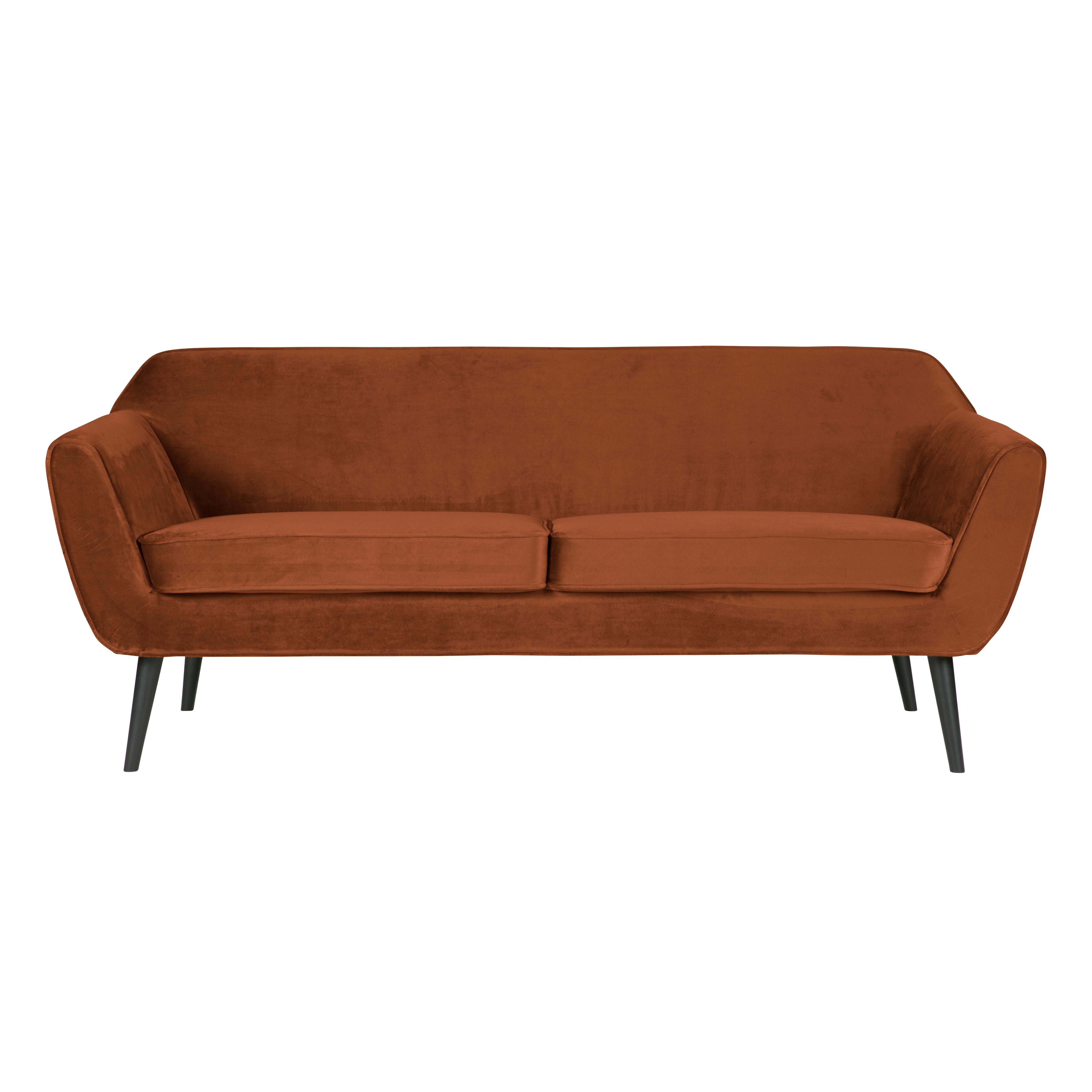 Sofa Rocco Rostfarben B: 187cm
