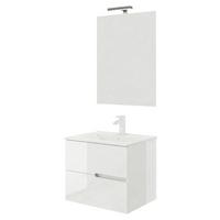 Fürdőszoba Blokk Eva 60cm - fehér, Konventionell, faalapú anyag (60/51/46cm)