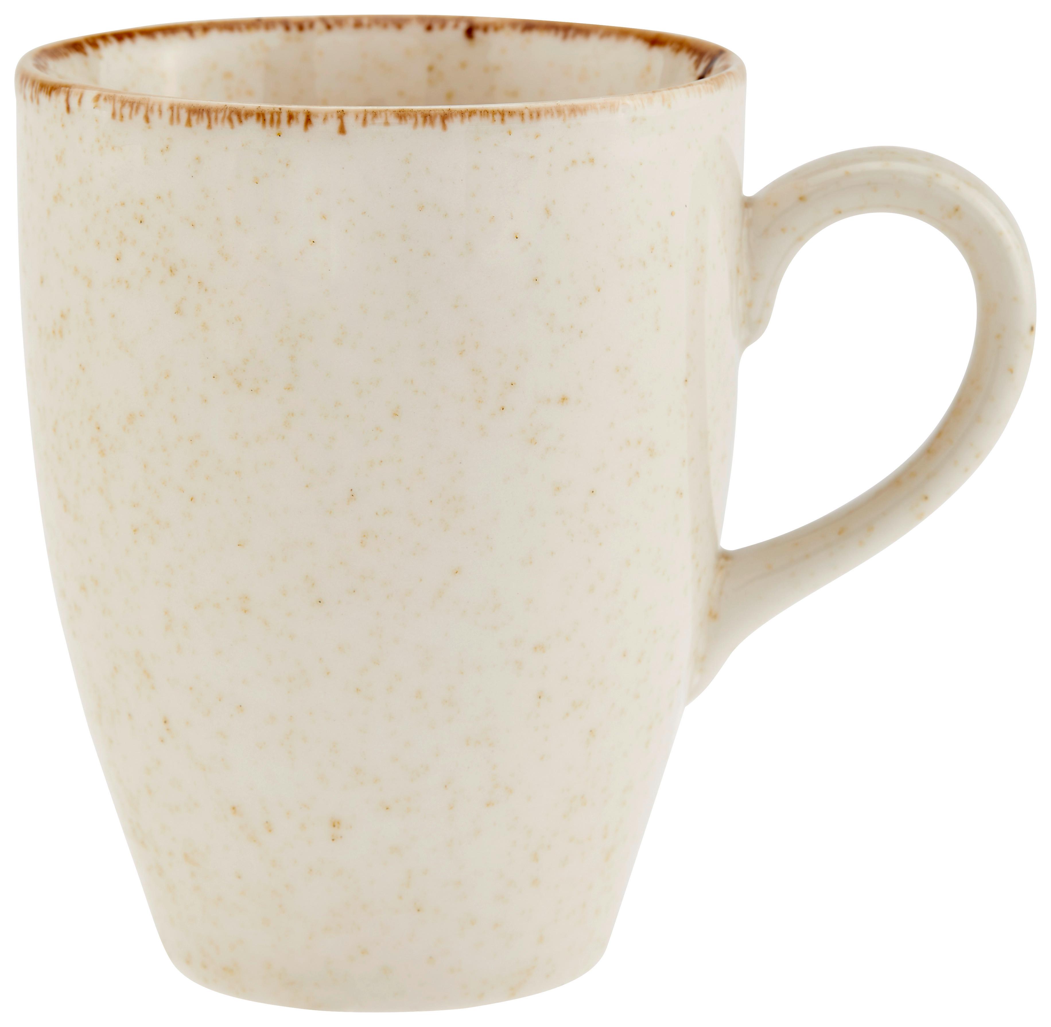 Kaffeebecher Porzellan 355 ml Beige Sonora - Beige, MODERN, Keramik (11/8cm) - James Wood