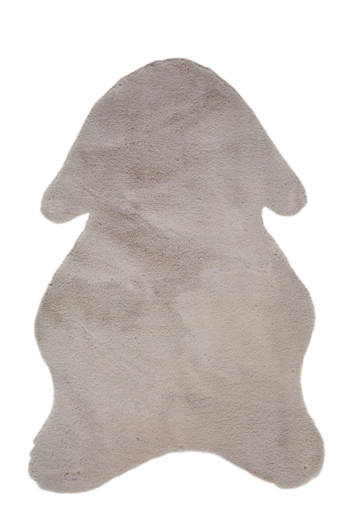 UMĚLÁ KOŽEŠINA Marlene, 90/60cm, šedá - šedá, kožešina/textil (90/60cm) - Modern Living