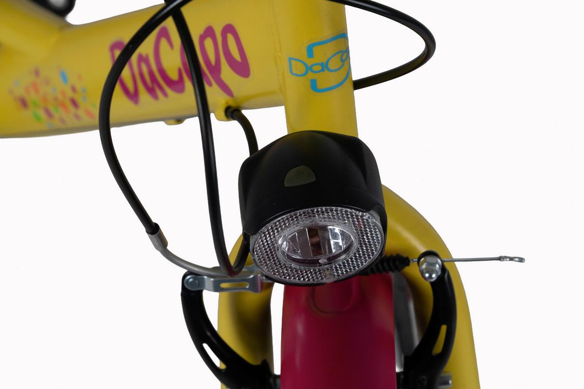 DaCapo Kinderfahrrad gelb - Gelb, MODERN, Metall (25kg)