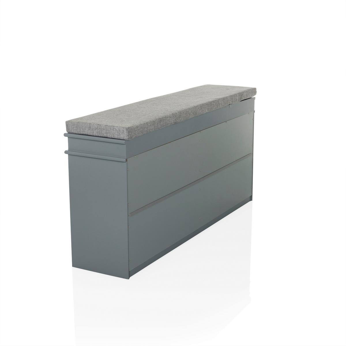 Schuhschrank Estha Grau B: 104cm - Grau, MODERN, Holzwerkstoff (104/52/24cm) - MID.YOU