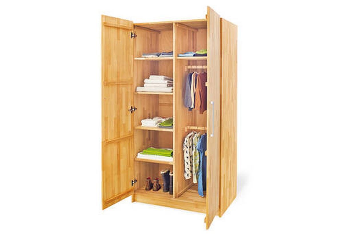 Babykleiderschrank 142174 Natura - Buchefarben, Natur, Holz (94/182/63cm) - Pinolino