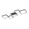 LED-Deckenleuchte, 3000k 627710532 Sorrento - Schwarz/Weiß, Basics, Kunststoff/Metall (120,5/6,0/48,5cm) - Trio Leuchten