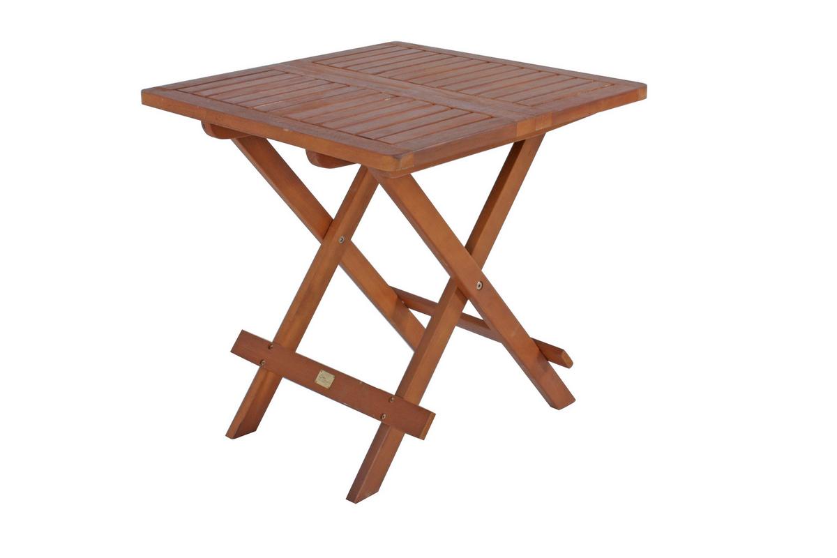 Gartenbeistelltisch Cleveland - Naturfarben, Basics, Holz (50/50/50cm) - Gardenson
