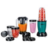 Standmixer Gourmetmaxx Mr. Magic 18tlg - Smaragdgrün/Schwarz, Basics, Kunststoff/Metall (34/24/26cm)