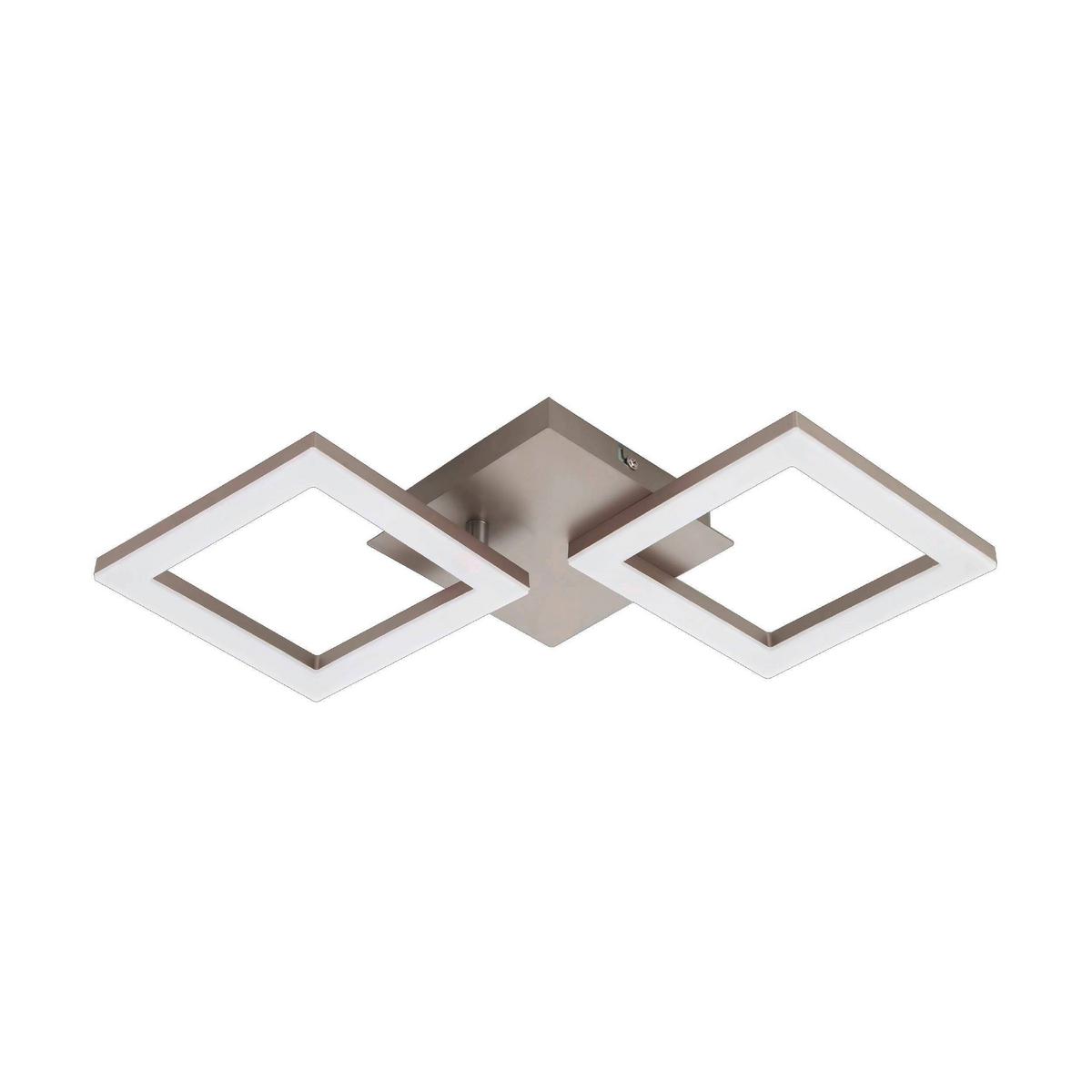 Deckenleuchte Huerta L: 47 cm - Weiß, Basics, Kunststoff/Metall (47/22,5/6,5cm) - Eglo
