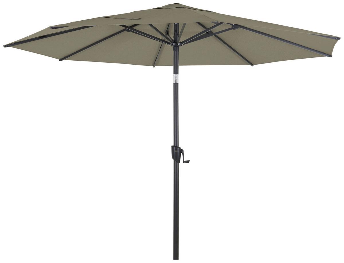 Sonnenschirm T60662 Dm: 300h: 295cm Anthrazit - Taupe/Anthrazit, MODERN, Textil/Metall (300/300cm) - Siena Garden