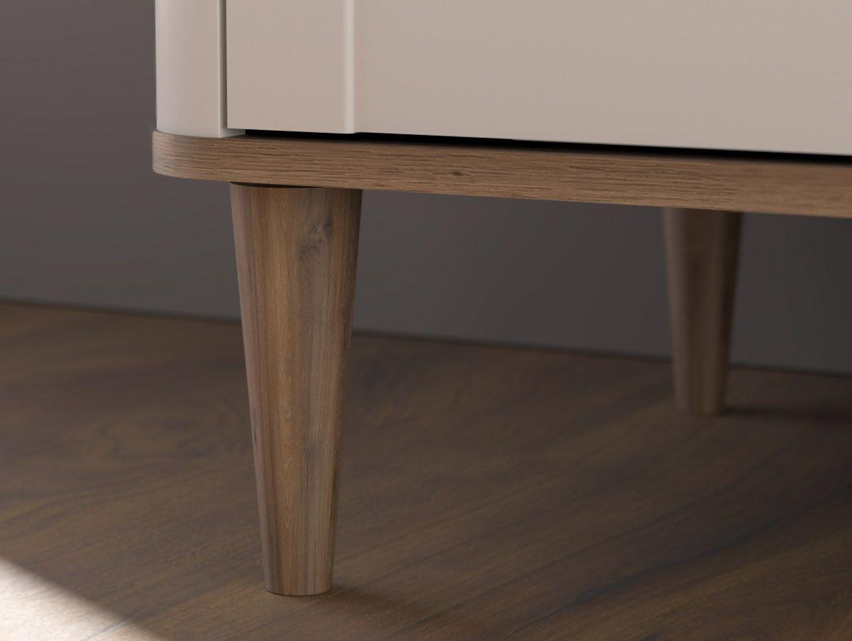 KONFERENČNÝ STOLÍK LACETTI - piesková/farba duba, Modern, kompozitné drevo (120/43,7/60cm)