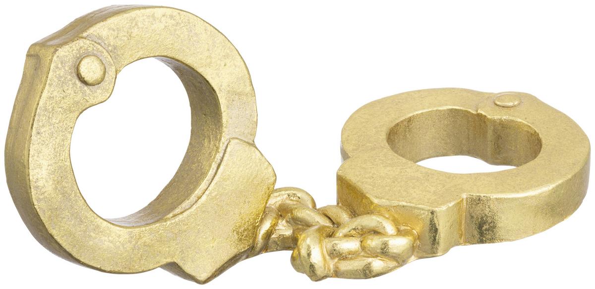 Skulptur Hannes - Goldfarben, KONVENTIONELL, Kunststoff (21/9/10cm) - Luca Bessoni