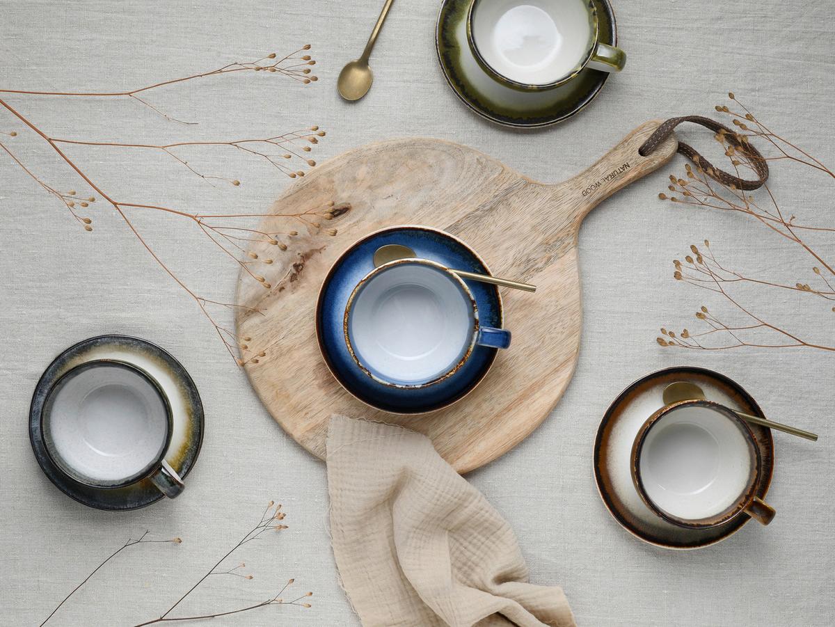 Tassenset Cascade Mix Multicolor L: 30 cm - Multicolor, Basics, Keramik - Creatable