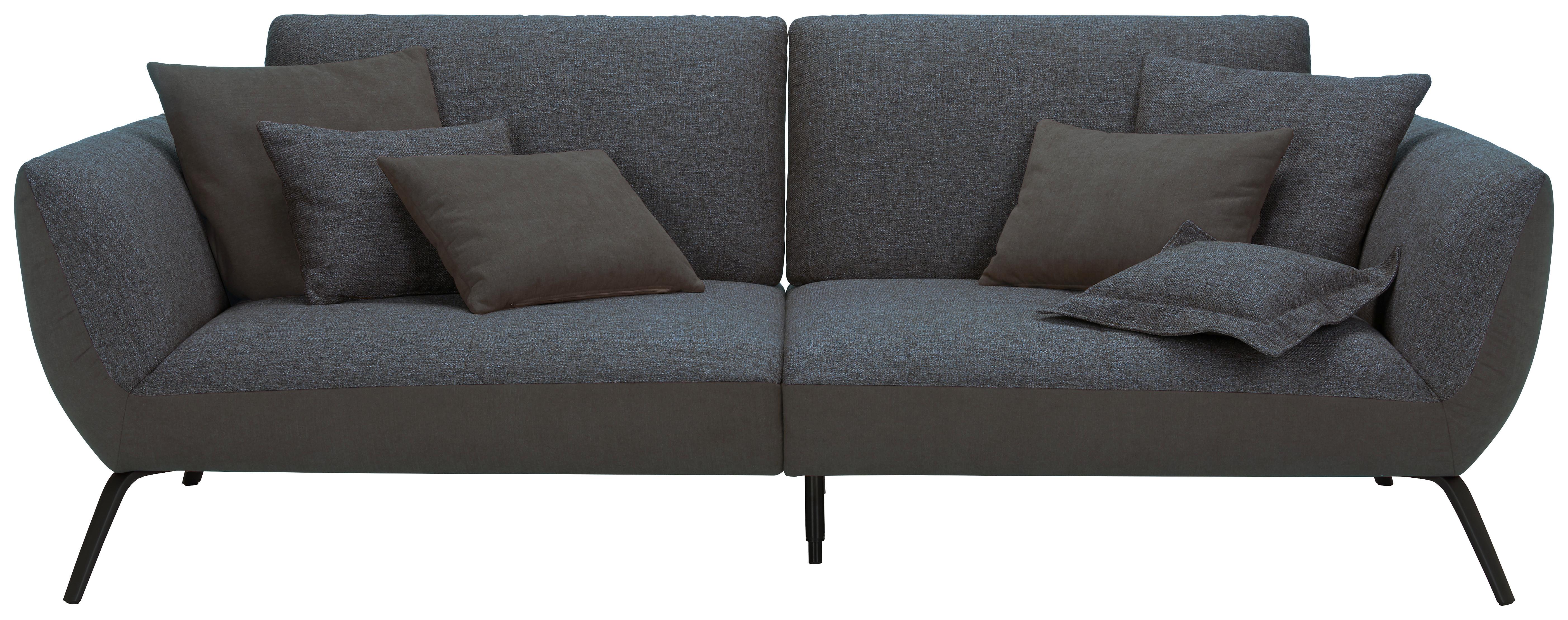 Veľká pohovka TRENDY PLUS, antracitová - čierna/antracitová, Modern, kompozitné drevo (260/93/124cm) - Premium Living