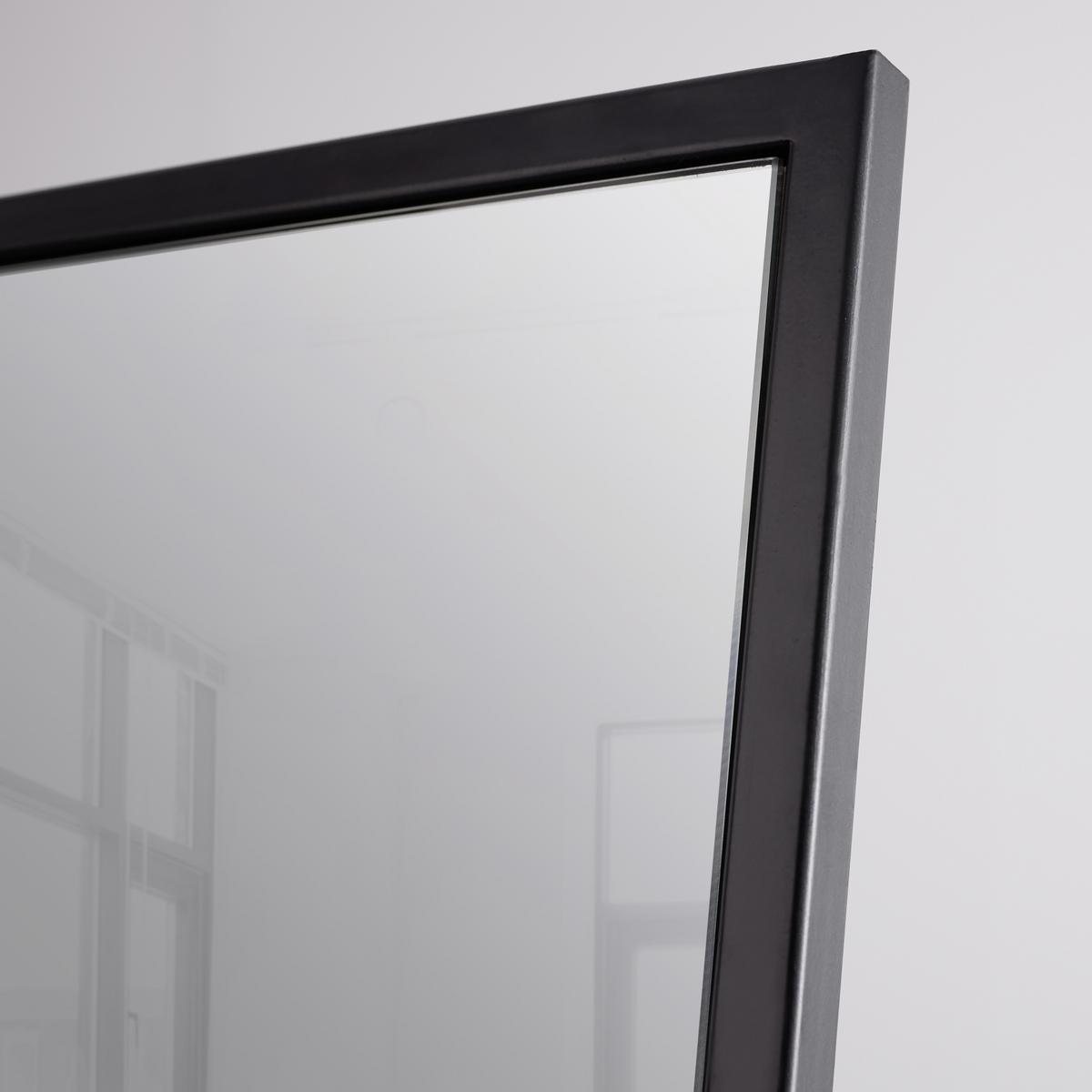 Zrcadlo MILANA - černá, Moderní, kov/sklo (46/171/41cm) - P & B