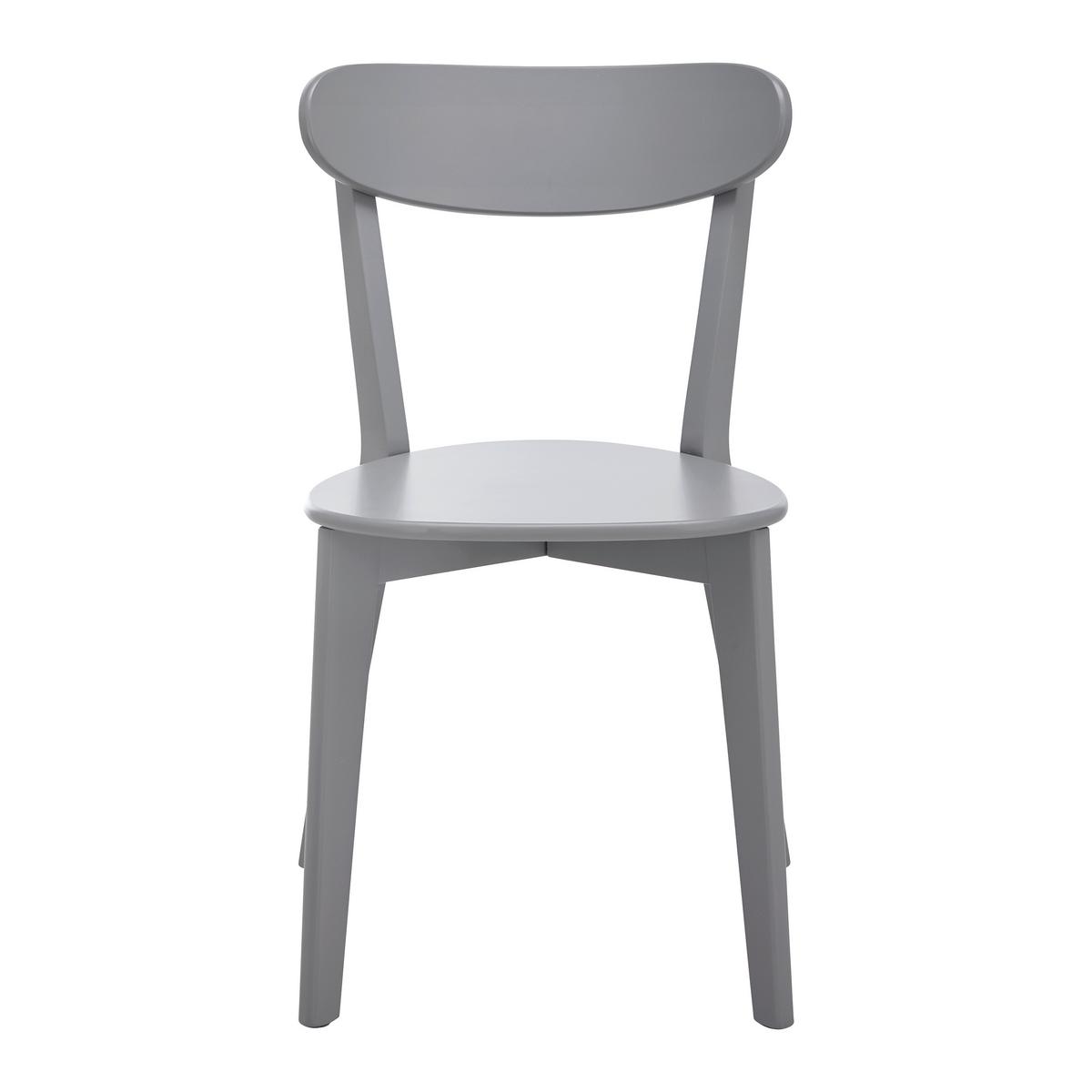 Sada 2 stoličiek LORCA sivá - sivá, Modern, drevo (45/79/52cm) - Bessagi Home