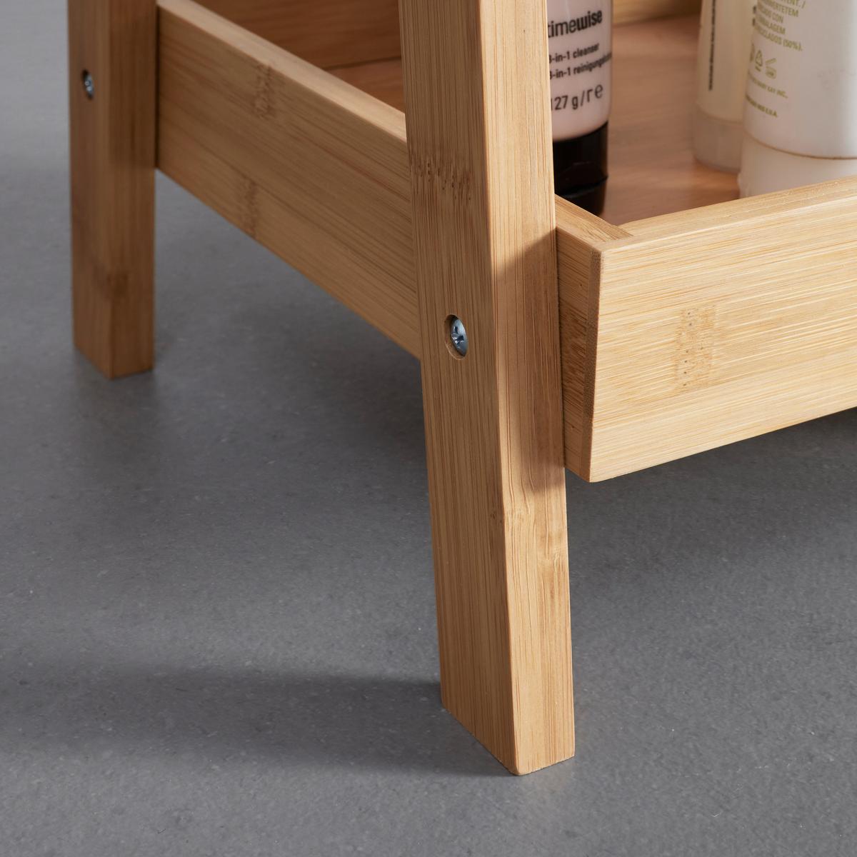 Regál BONNY přírodní barva - přírodní barvy, Moderní, přírodní materiály (30/78/25cm) - P & B