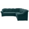 Ecksofa Papenburg Petrol - Petrol/Schwarz, KONVENTIONELL, Textil (243/192cm) - MID.YOU