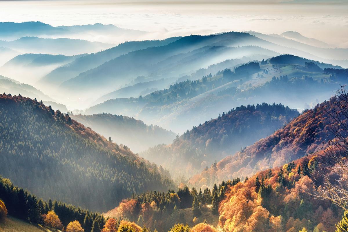 Obraz na plátne DESTENY - světle modrá, Basics, dřevo (150 cm/100 cm/3 cmcm) - Mömax