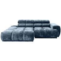 Ecksofa Chani Blau, Schenkel: 150x239 cm - Blau, MODERN, Textil (150/239cm) - MID.YOU